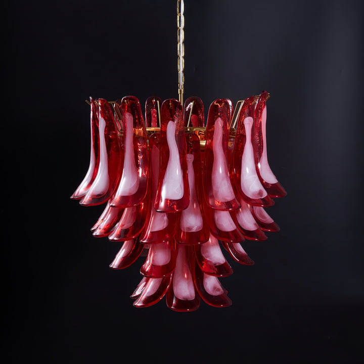Glass Murano Petals Chandelier