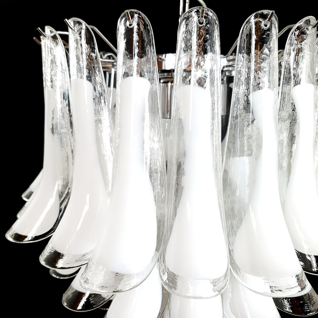 Glass Murano Petals Chandelier