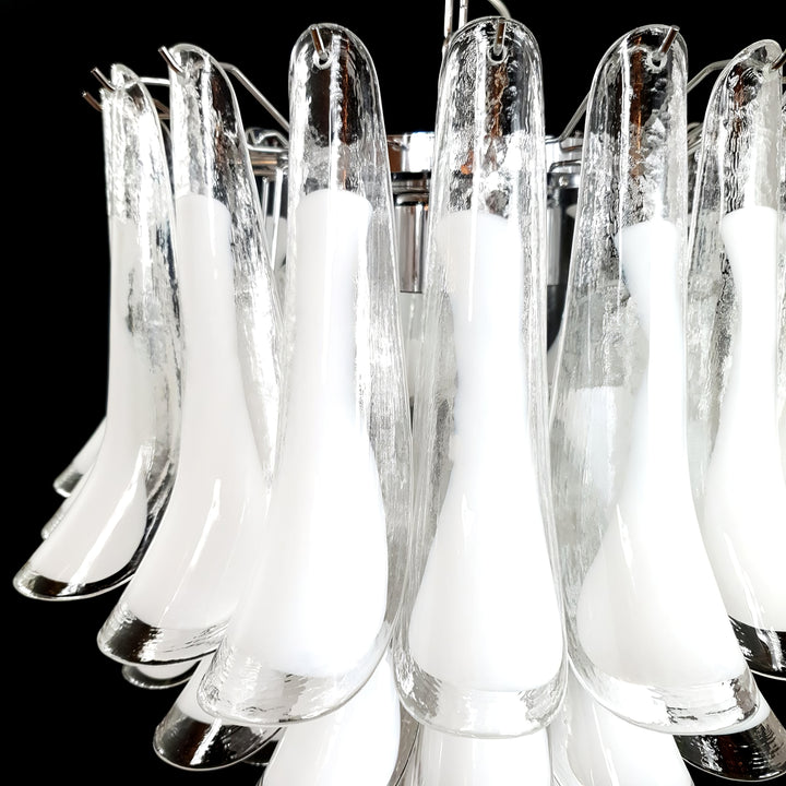Glass Murano Petals Chandelier