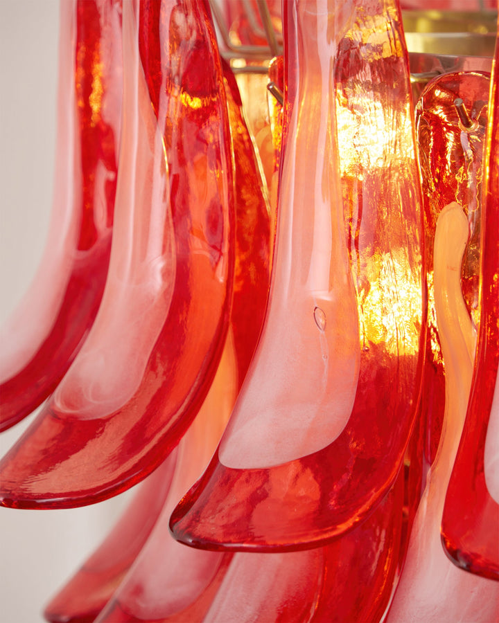 Glass Murano Petals Chandelier
