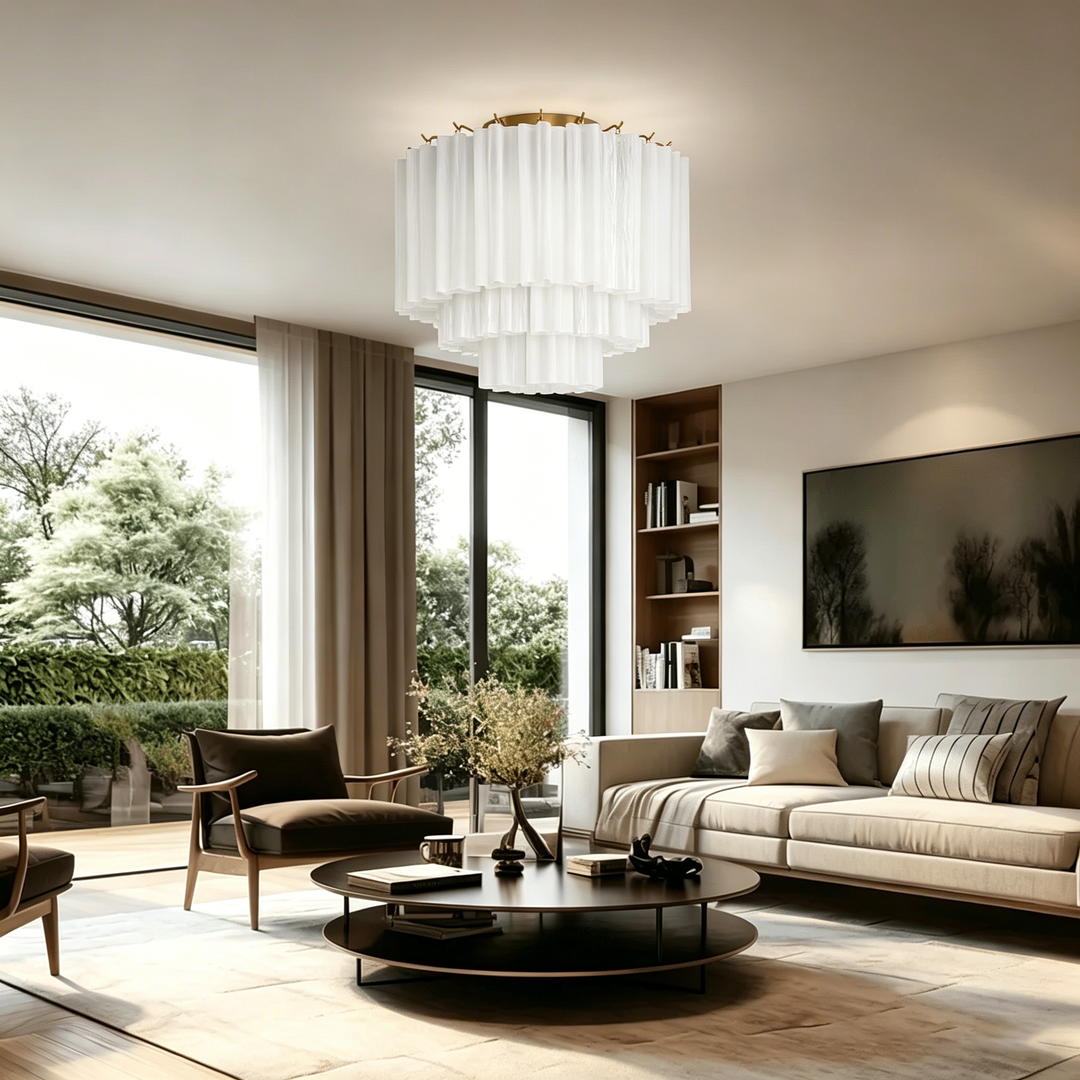 Glass Tube Murano Ceiling Lamp