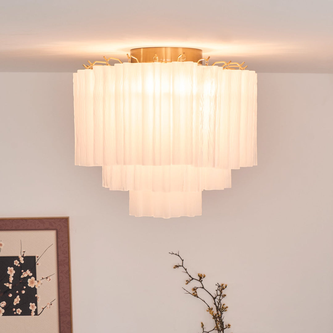 Glass Tube Murano Ceiling Lamp