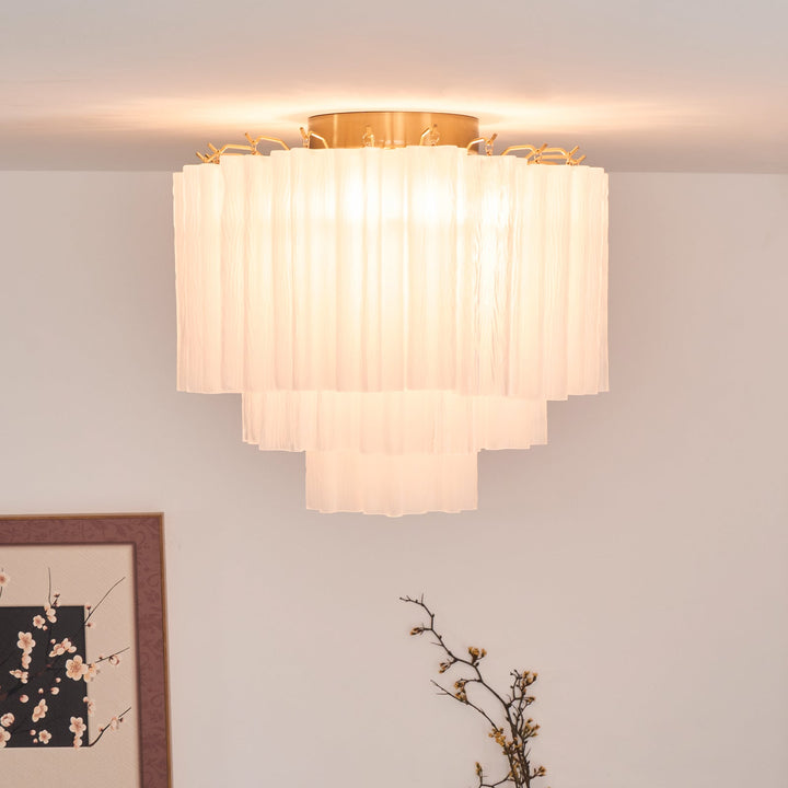 Glass Tube Murano Ceiling Lamp