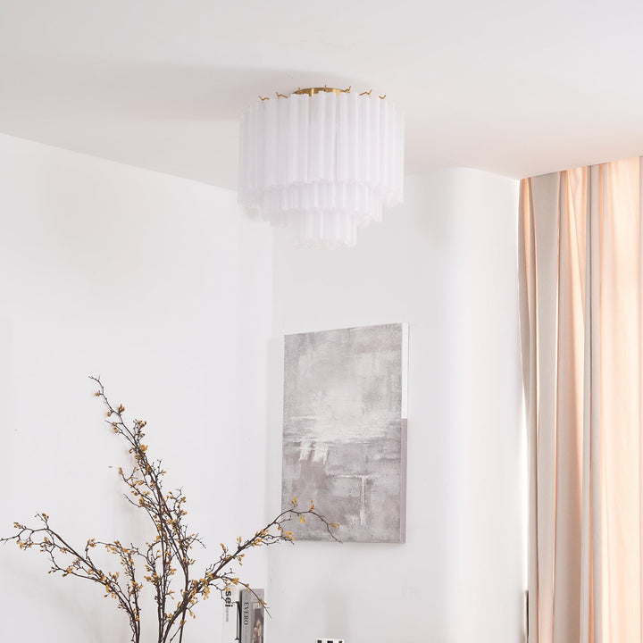 Glass Tube Murano Ceiling Lamp