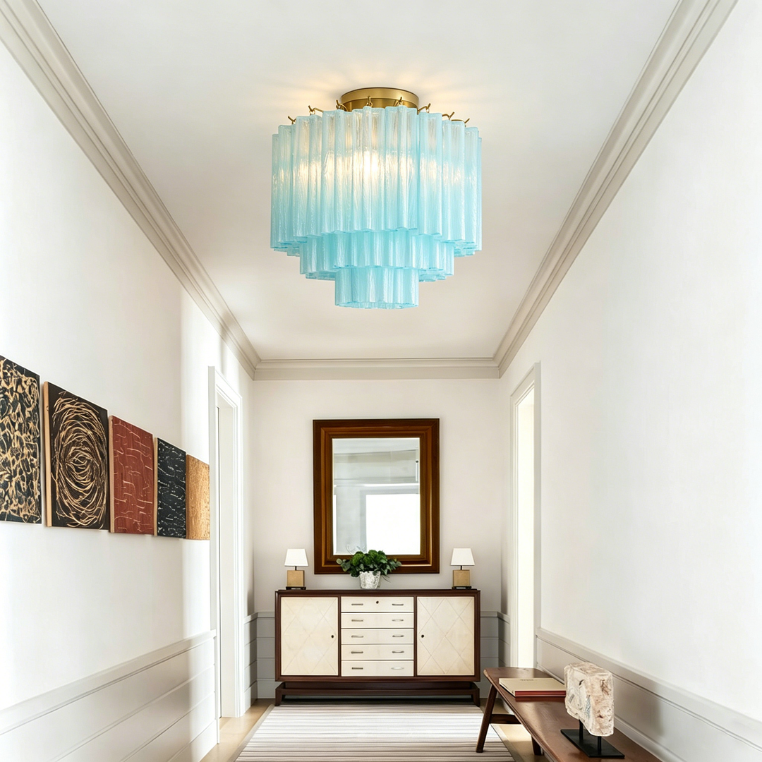 Glass Tube Murano Ceiling Lamp