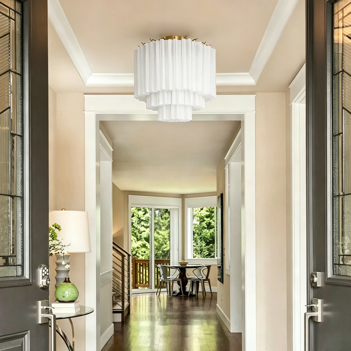 Glass Tube Murano Ceiling Lamp