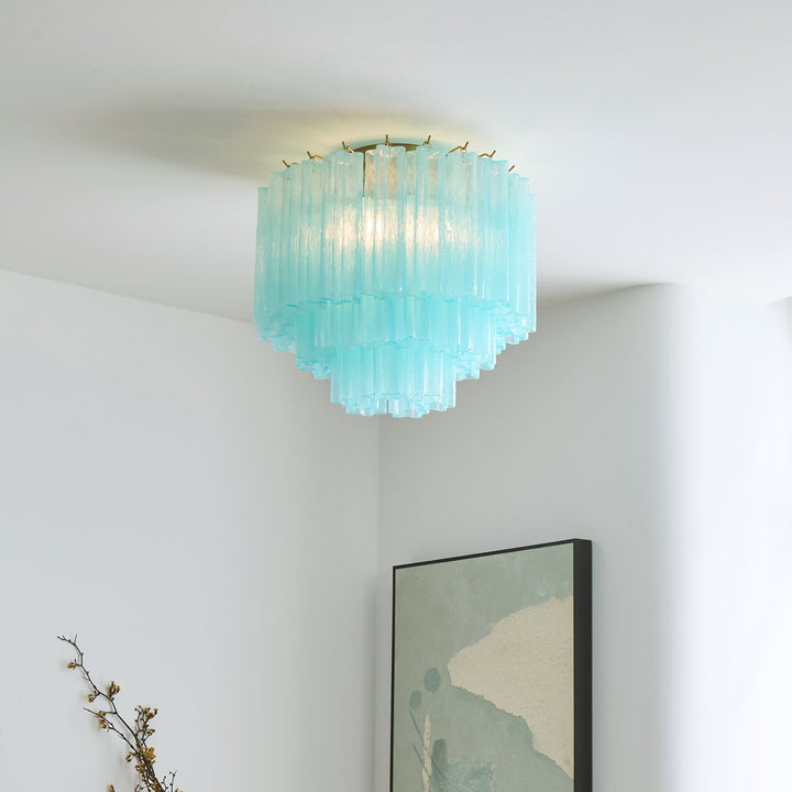 Glass Tube Murano Ceiling Lamp