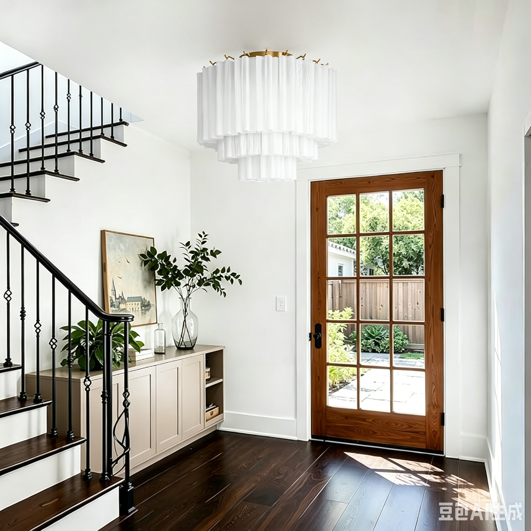 Glass Tube Murano Ceiling Lamp
