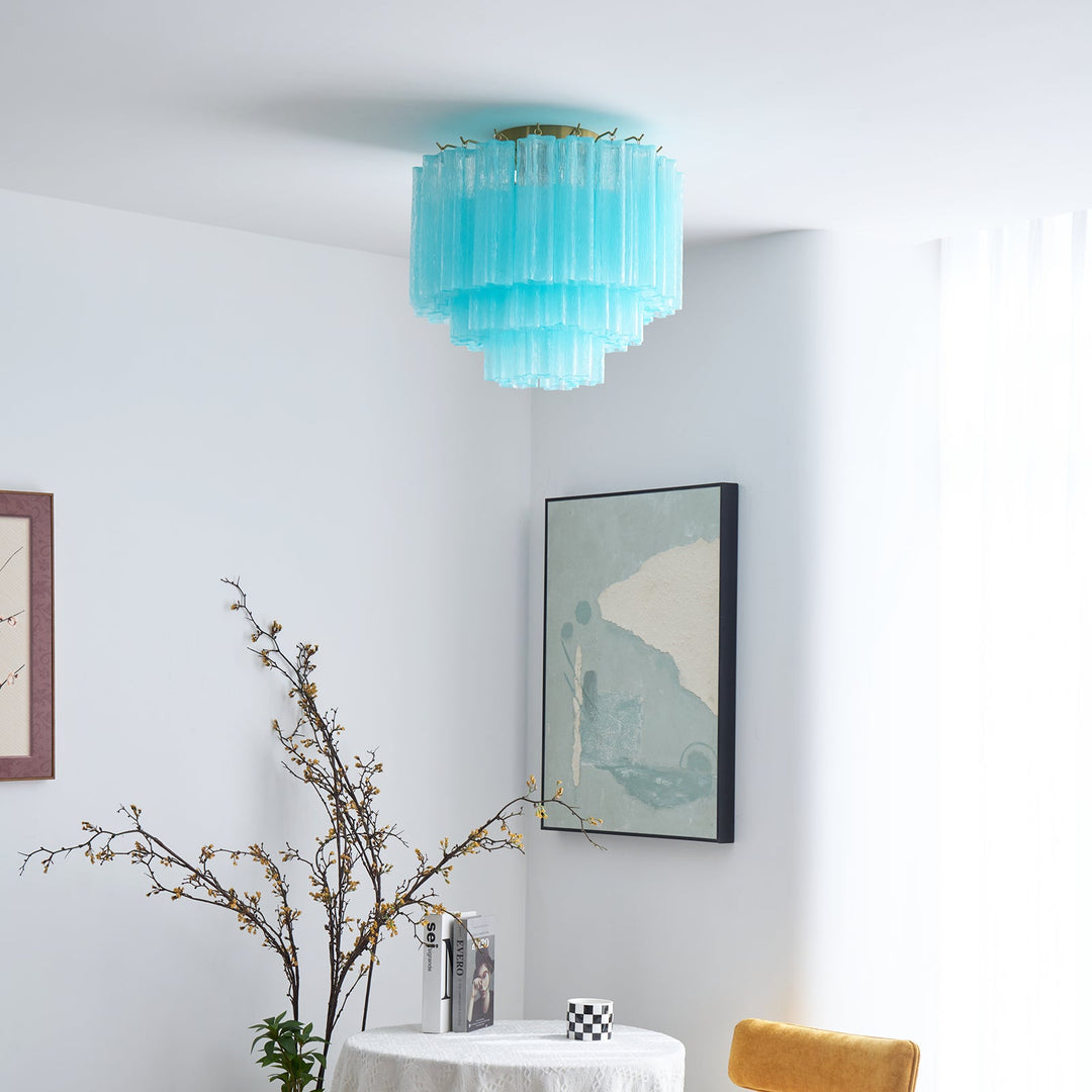 Glass Tube Murano Ceiling Lamp