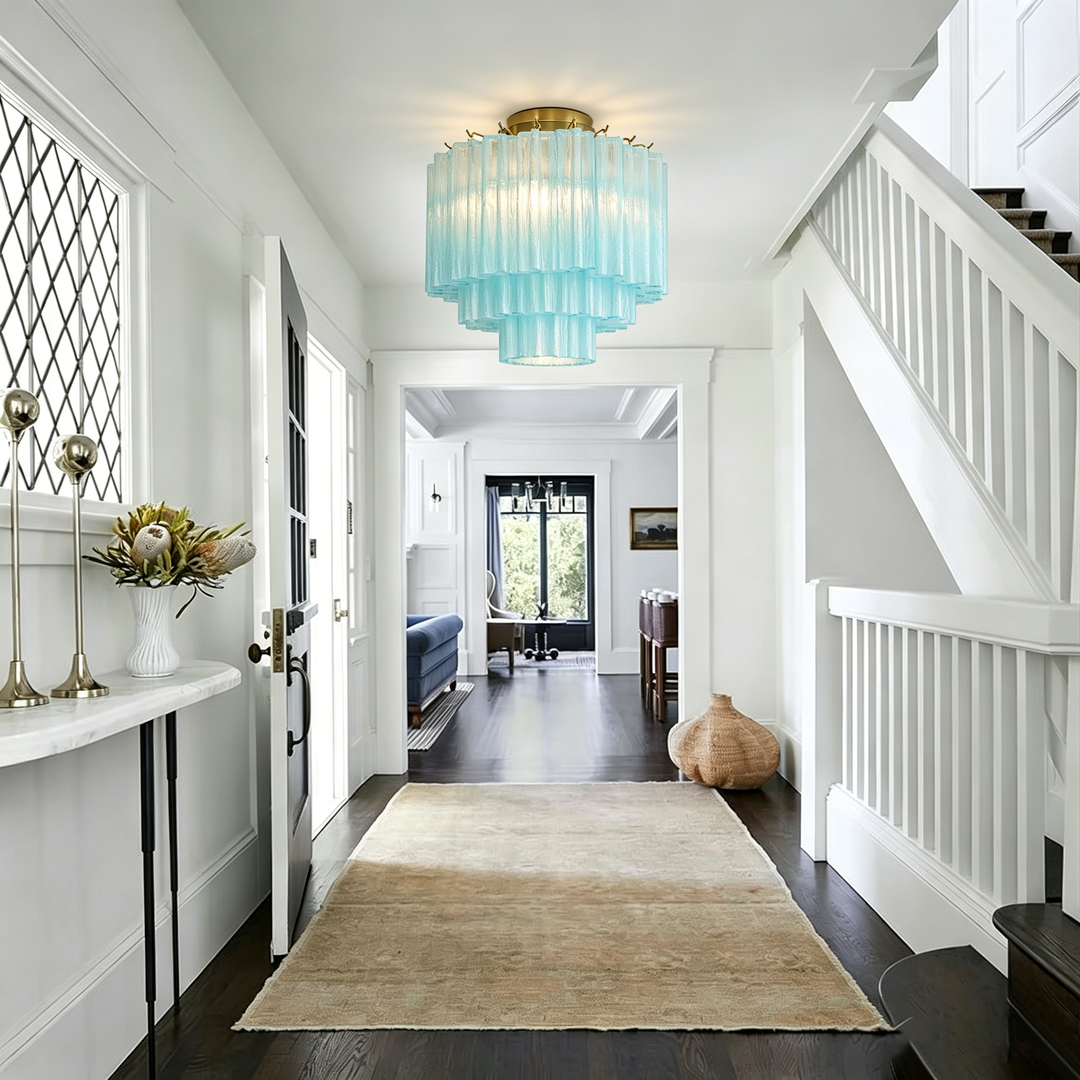 Glass Tube Murano Ceiling Lamp