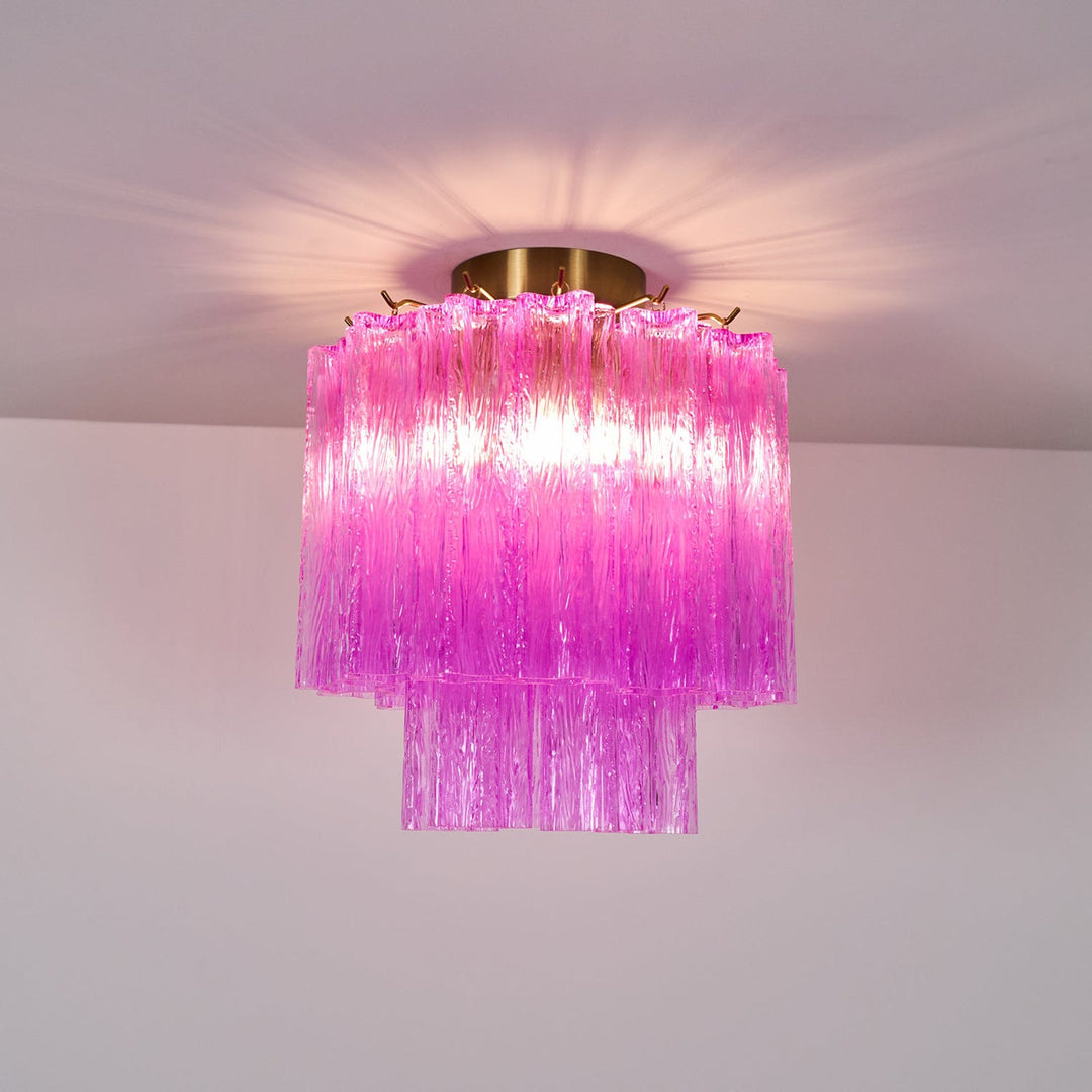 Glass Tubes Murano Ceiling Lamp