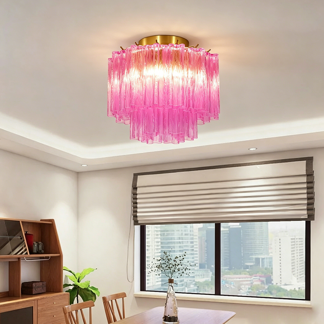 Glass Tubes Murano Ceiling Lamp