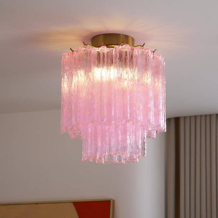 Glass Tubes Murano Ceiling Lamp