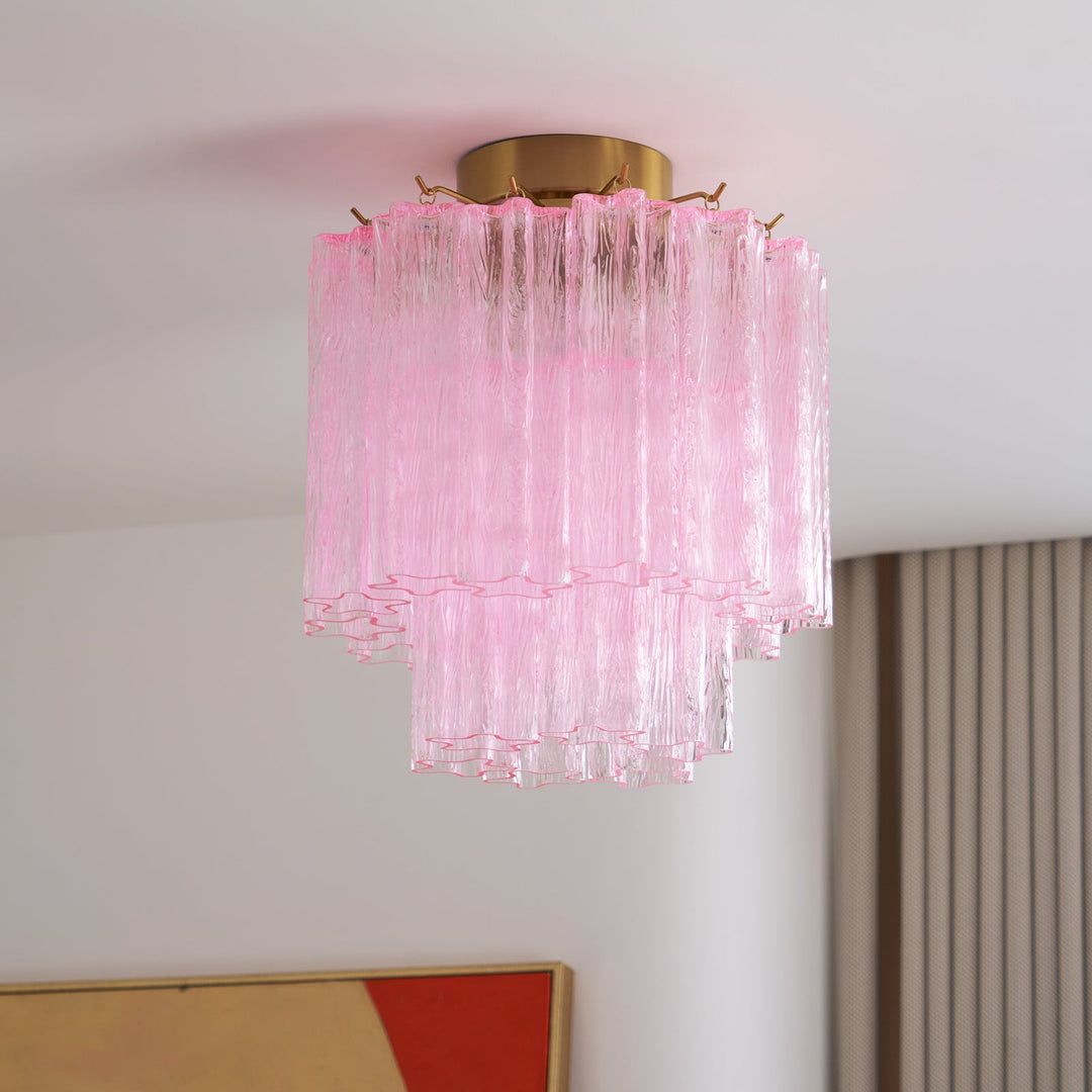 Glass Tubes Murano Ceiling Lamp