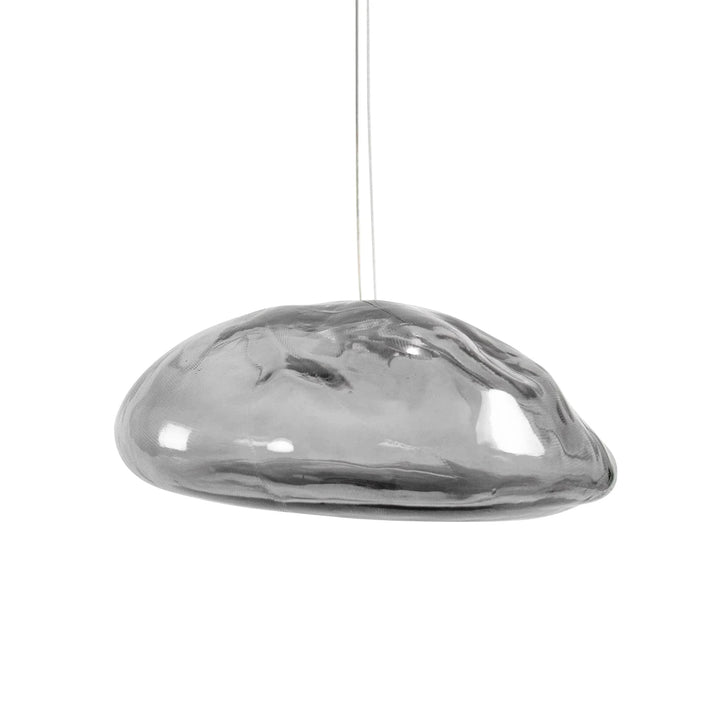 Grey_Halo_Faceted_Glass_Pendant_Light_Single_Unit_Studio_Shot_Woorglamp