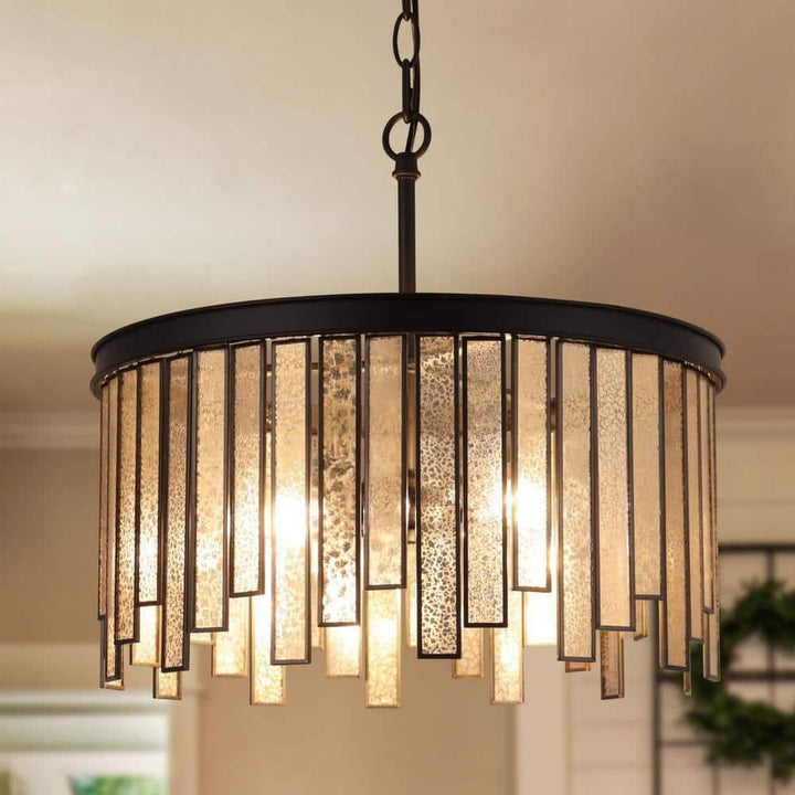Hemaaolay Colored Glass Chandelier