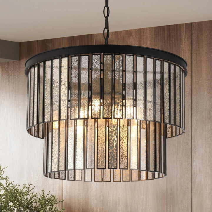 Hemaaolay  Colored Glass Chandelier