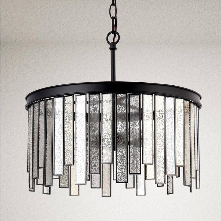 Hemaaolay Colored Glass Chandelier