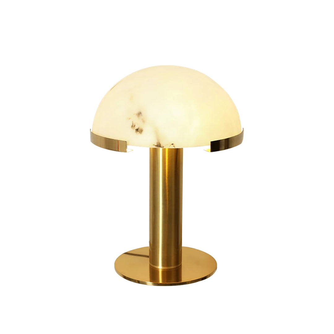 Brass_Alabaster_Table_Lamp_Front_View_Studio_Shot_Woorglamp