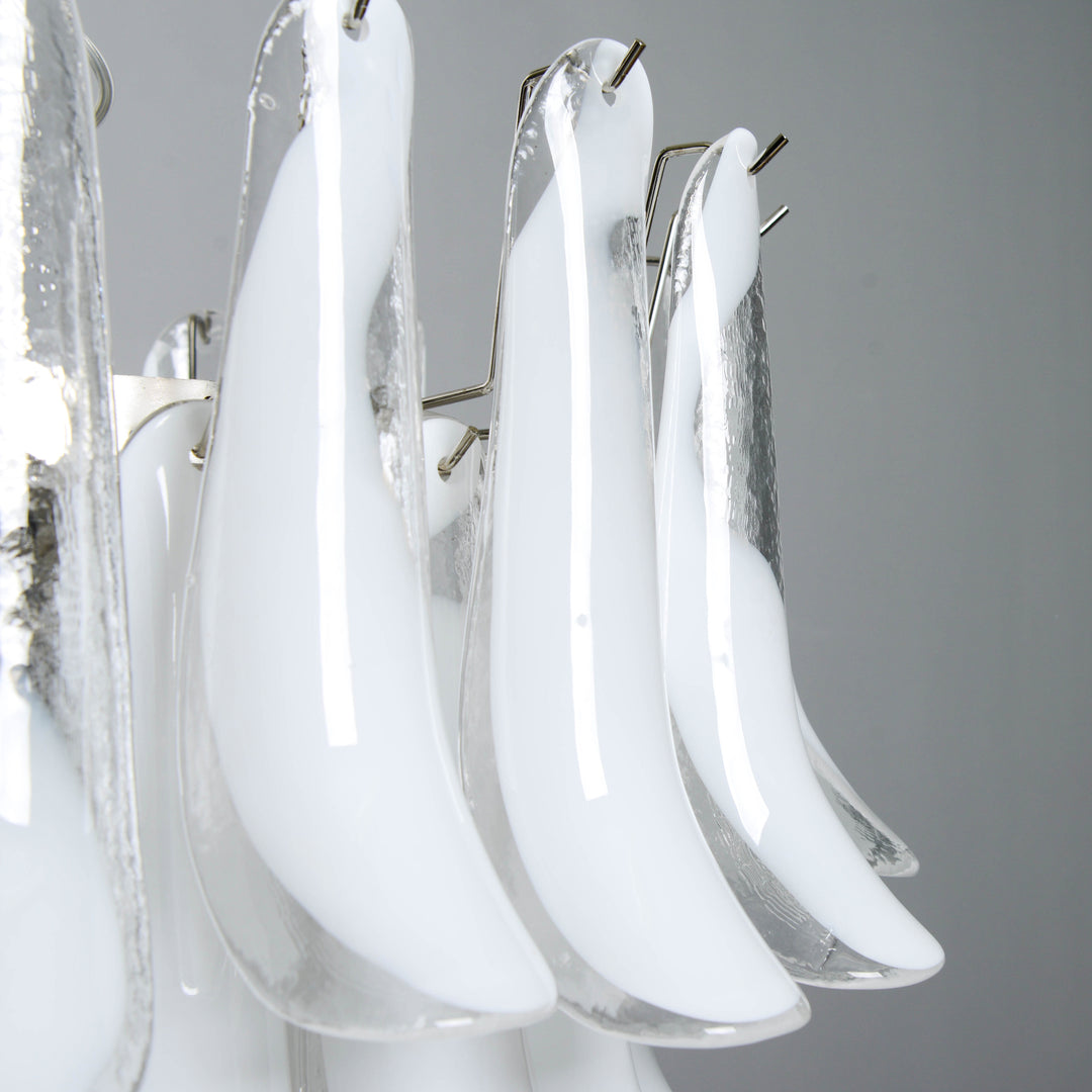 Large Vintage Murano Petal Chandelier