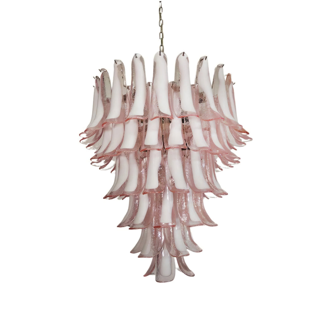 Large Vintage Murano Petal Chandelier