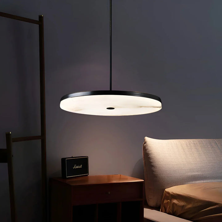 Manhattan Alabaster Pendant Light - view 5 | Woorglamp
