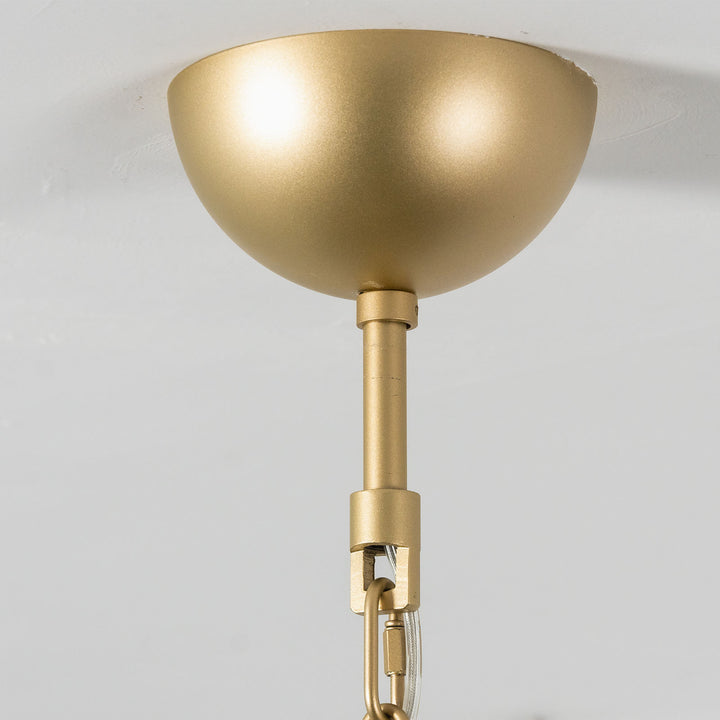 Marisol Tiered Fluted Glass Chandelier