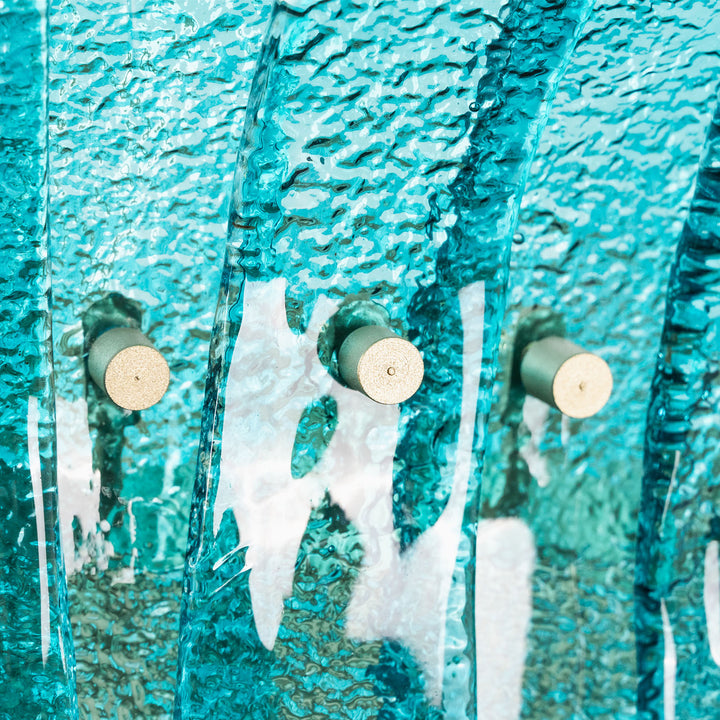 Marisol Tiered Fluted Glass Chandelier