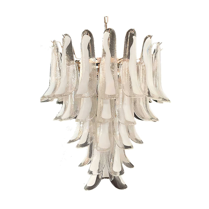 Mid Century Petals Murano Chandelier