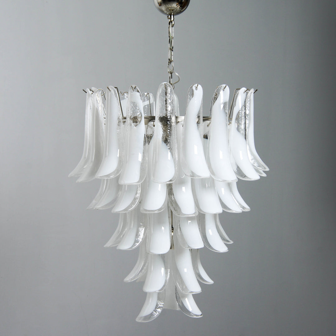 Mid Century Petals Murano Chandelier