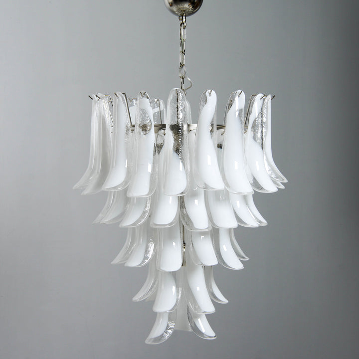 Mid Century Petals Murano Chandelier