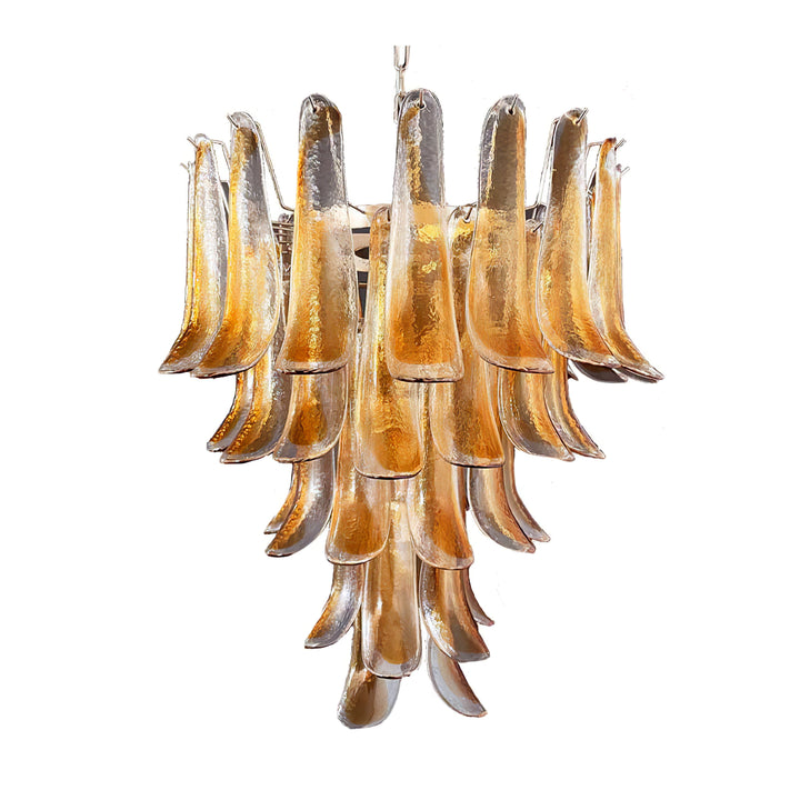 Mid Century Petals Murano Chandelier