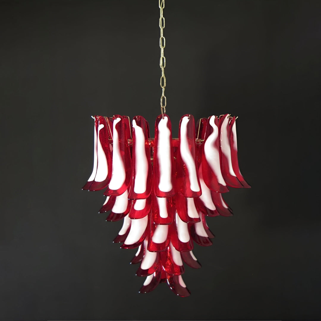 Mid Century Petals Murano Chandelier