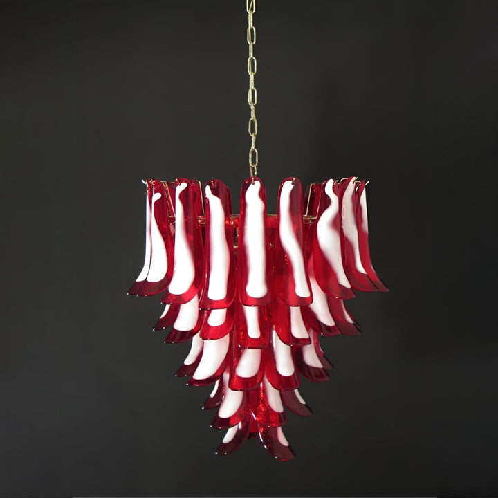 Mid Century Petals Murano Chandelier