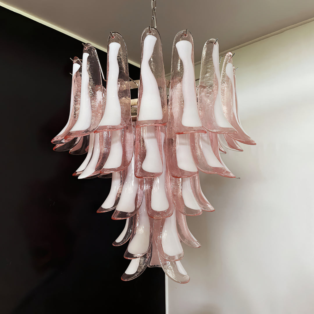Mid Century Petals Murano Chandelier