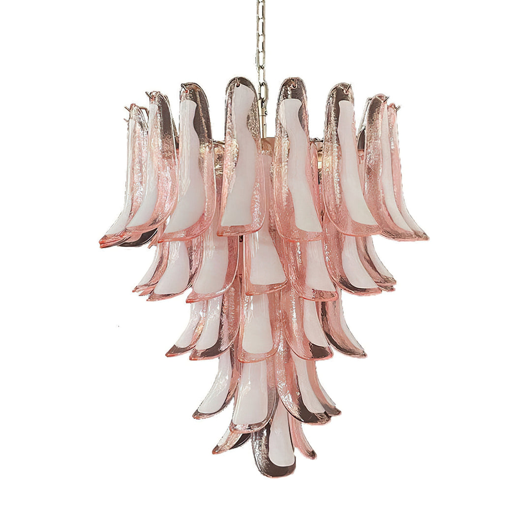 Mid Century Petals Murano Chandelier