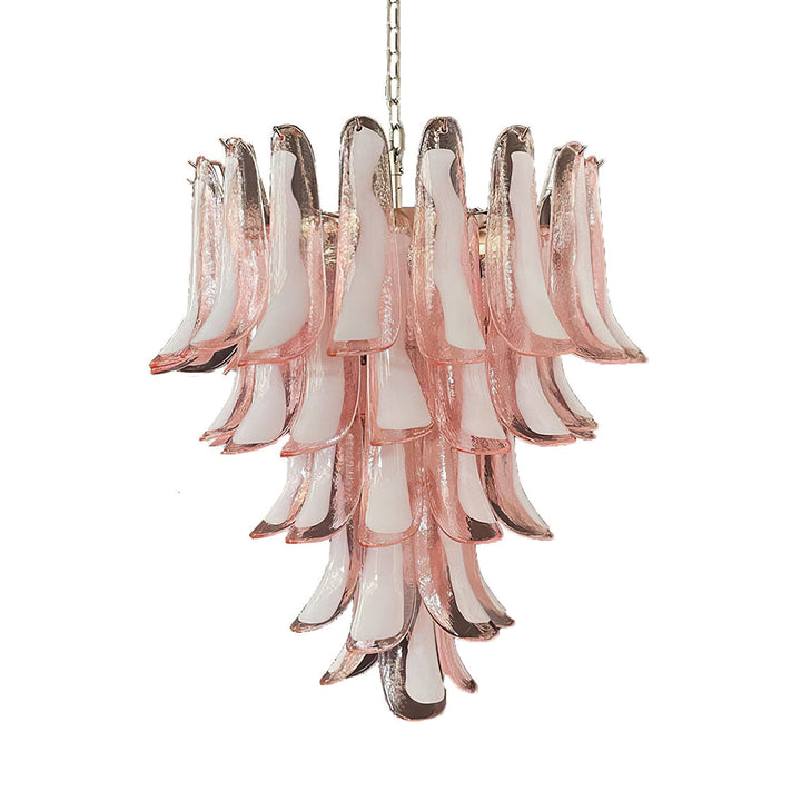 Mid Century Petals Murano Chandelier