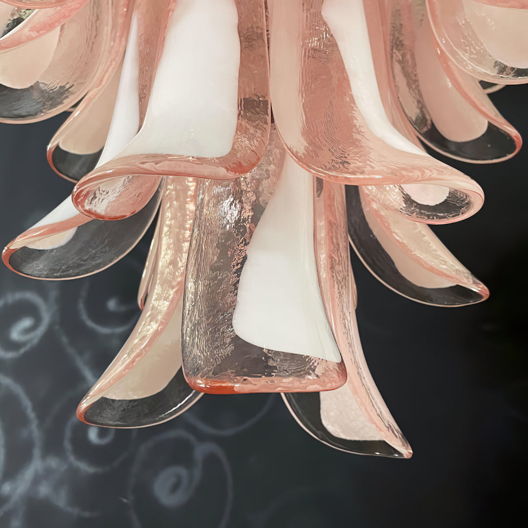 Mid Century Petals Murano Chandelier