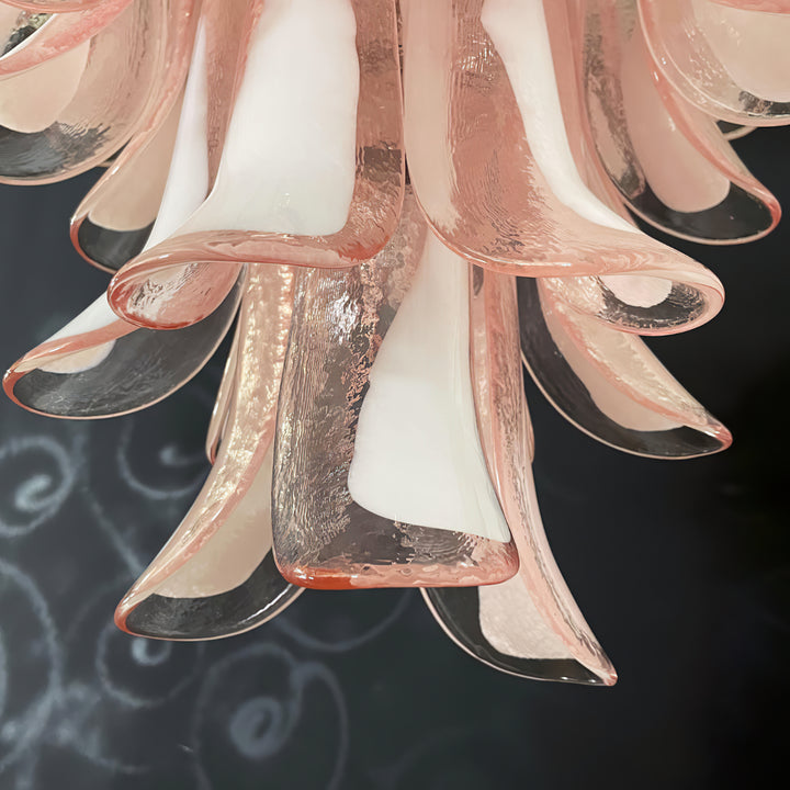 Mid Century Petals Murano Chandelier