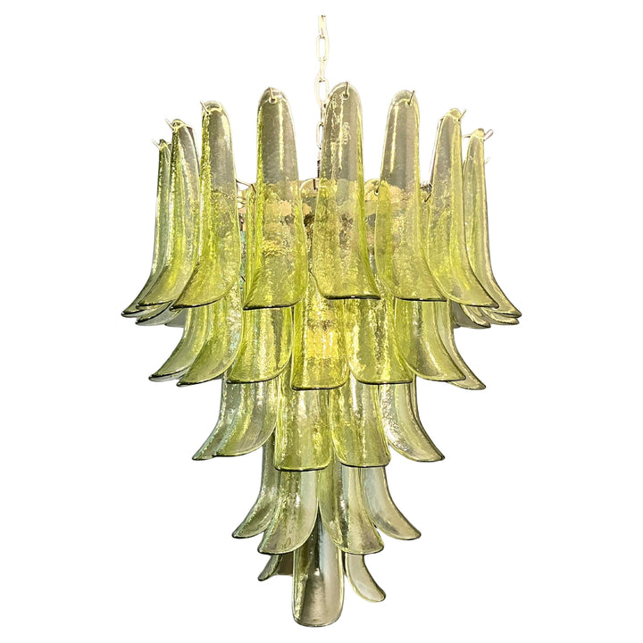 Mid Century Petals Murano Chandelier