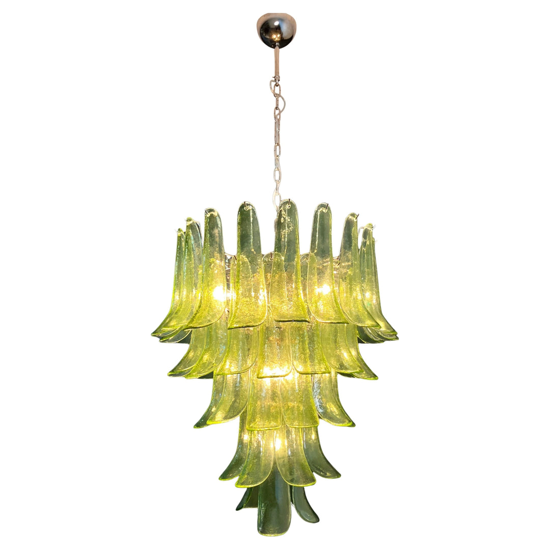Mid Century Petals Murano Chandelier
