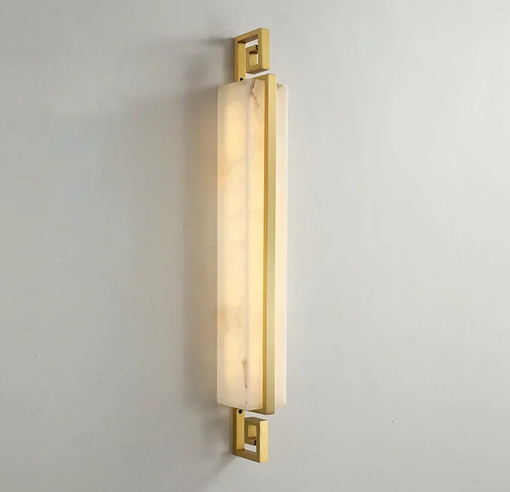 Modern Alabaster Copper Wall Lamp