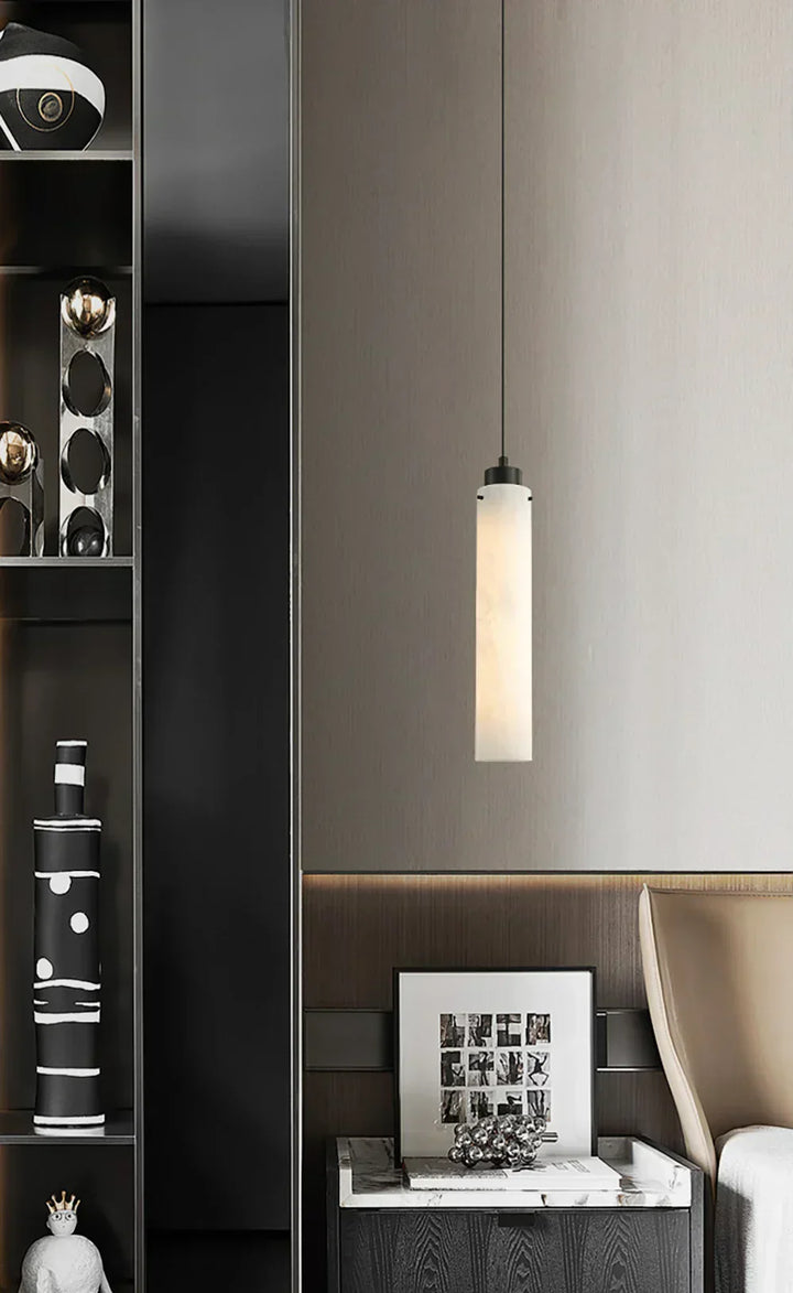 Cylinder Alabaster Pendant Lamp