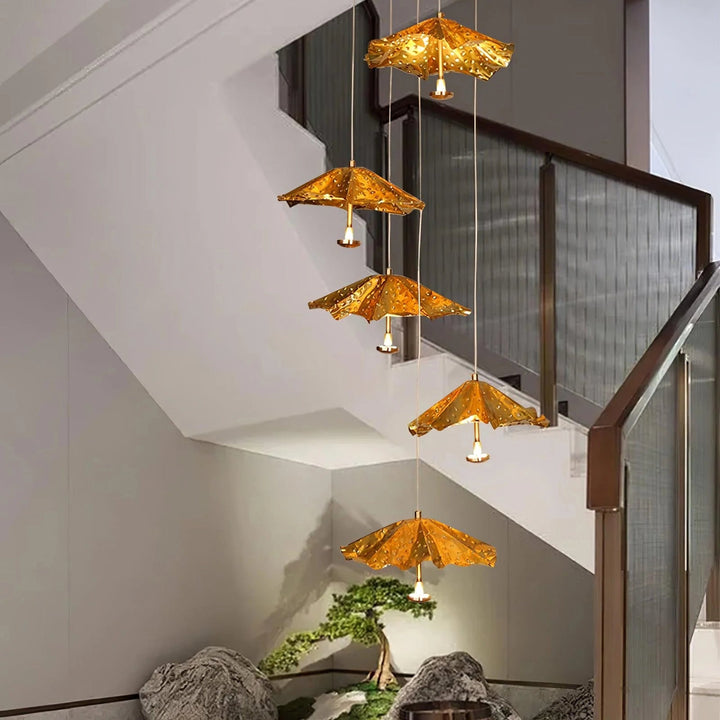 Modern Livra Chandelier - view 2 | Woorglamp