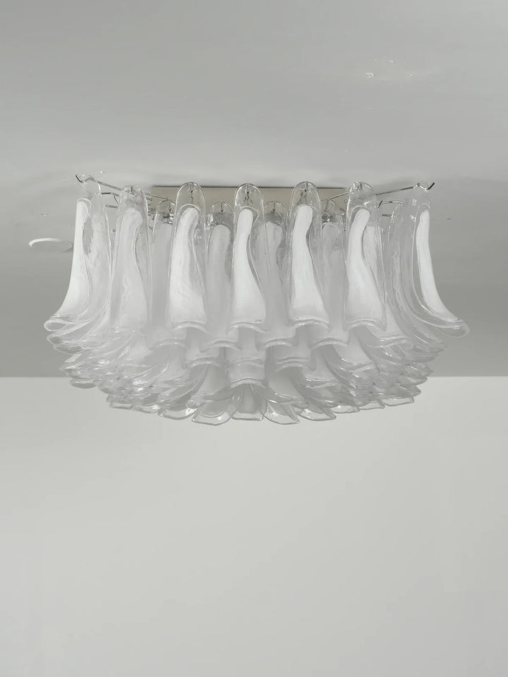 Murano Style Glass Petal Ceiling Light - view 15 | Woorglamp