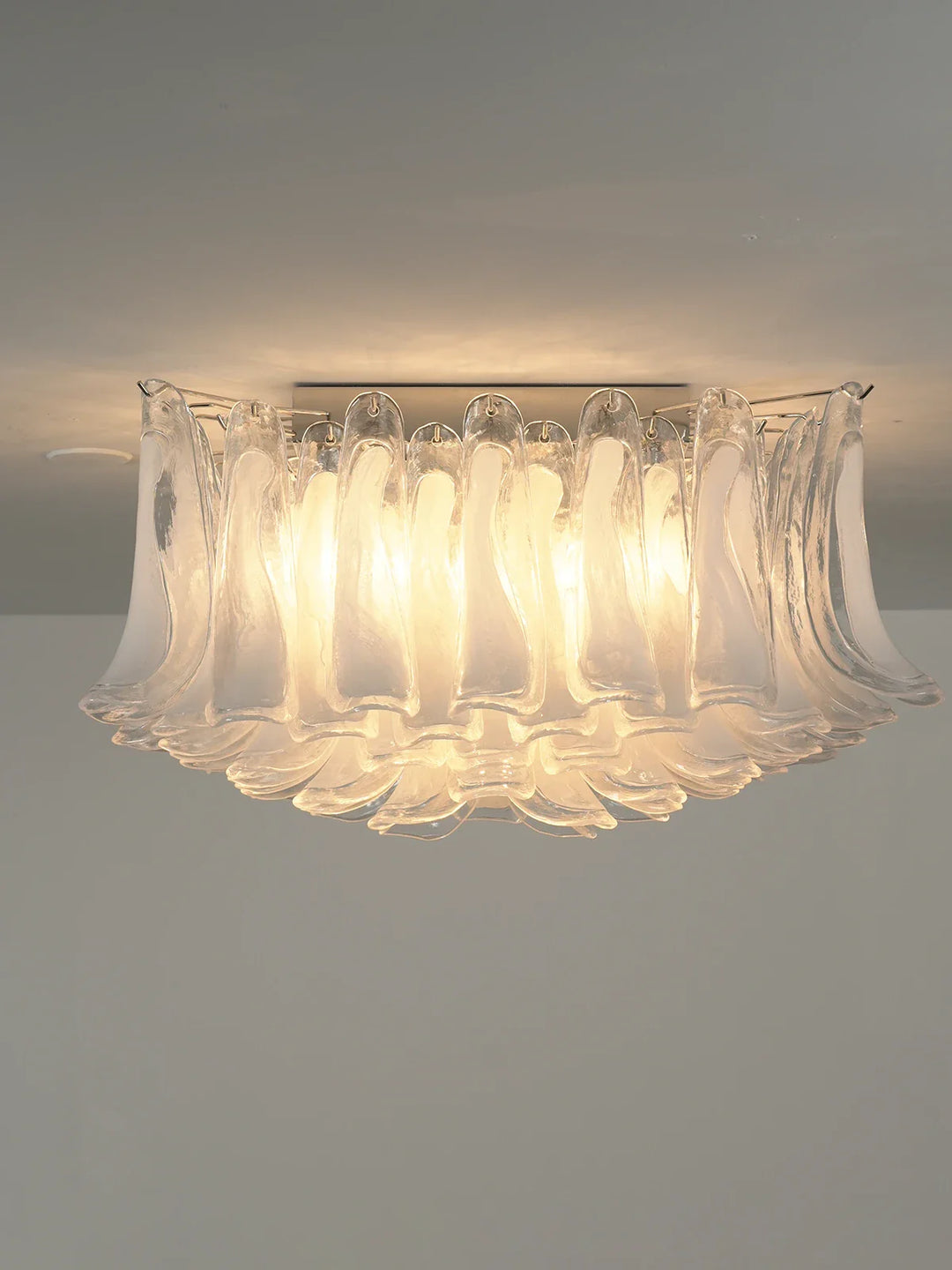 Murano Style Glass Petal Ceiling Light - view 13 | Woorglamp