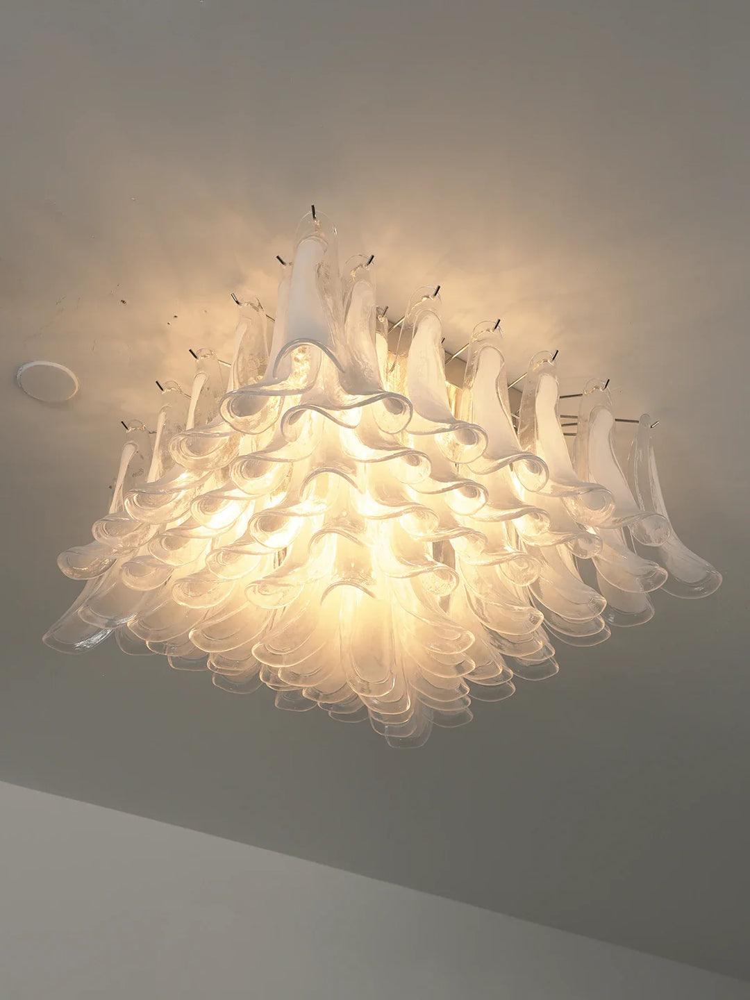 Murano Style Glass Petal Ceiling Light - view 16 | Woorglamp