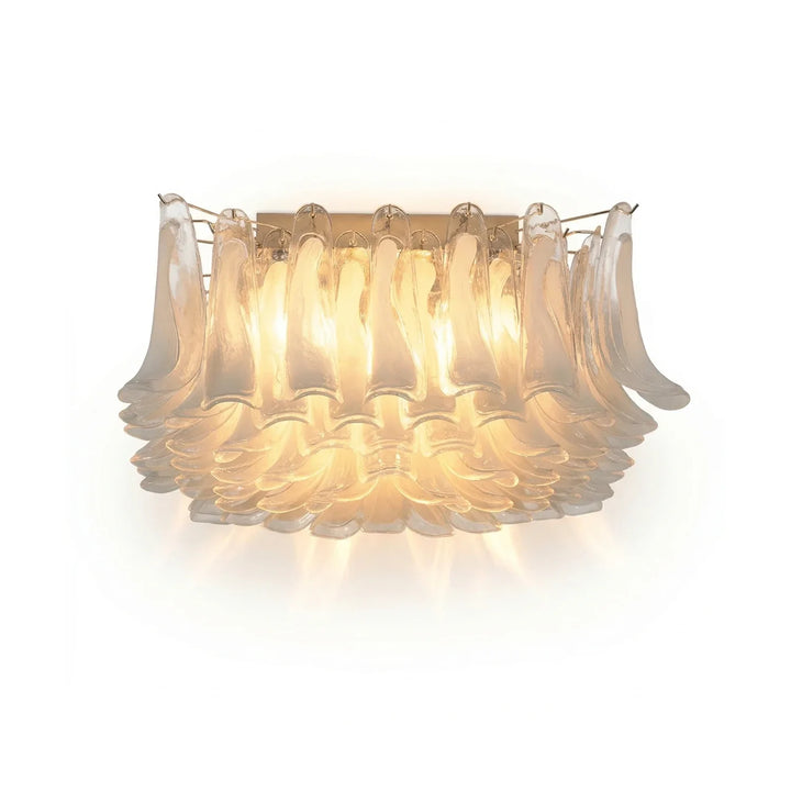 Murano Style Glass Petal Ceiling Light - view 21 | Woorglamp