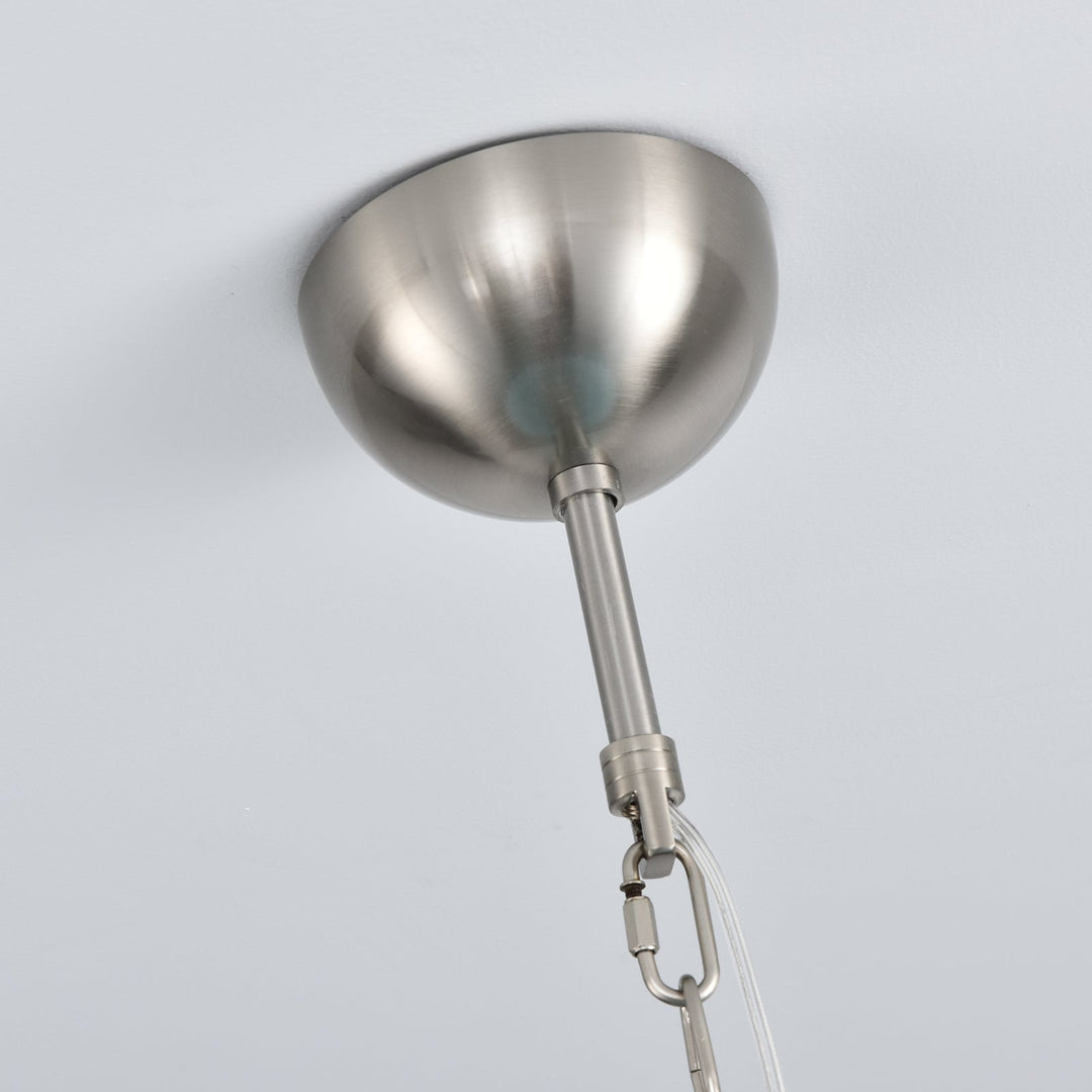 Murano Star Shaped Glass Tube Chandelier
