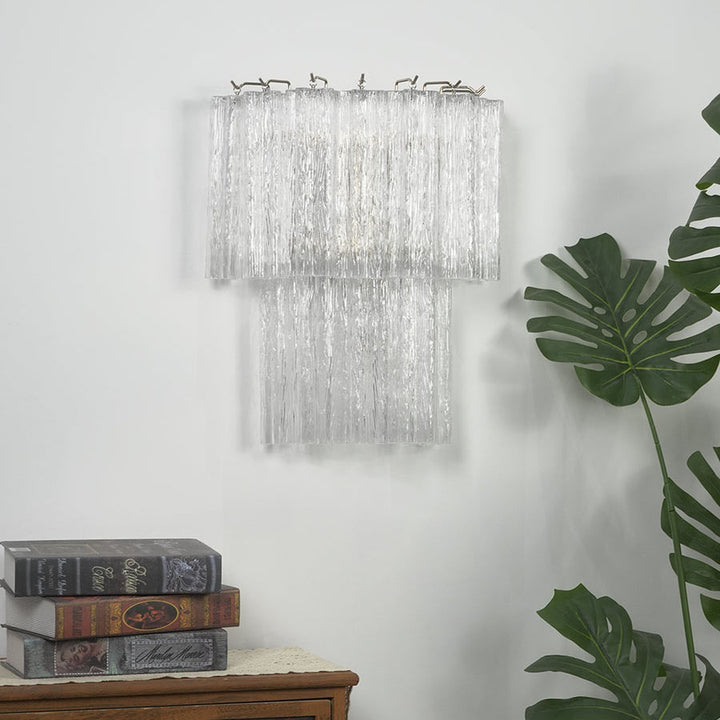 Murano Tubes Glass Wall Lamp
